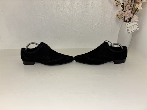 ASOS Black Faux Suede, Brogues Shoes - Size 9 - 第 5/11 張圖片