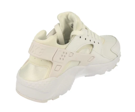Zapatos de entrenamiento Nike para mujer 8 M (6,5 años) Huarache Run (GS) en blanco/platino puro Foto 4 de 4