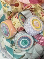 Rag Rug Fabric Strips Toothbrush Rug Yarn Amish Knot Precut Jelly Roll Material 