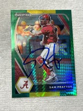 2021 Panini Prizm Draft Picks - Hyper Green & Yellow Prizm Sam Praytor SIGNED
