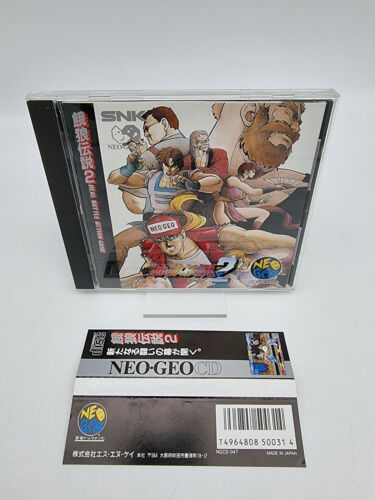 NEO GEO CD FATAL FURY 2 SPINE CARD JAPAN USED  - Picture 1 of 4