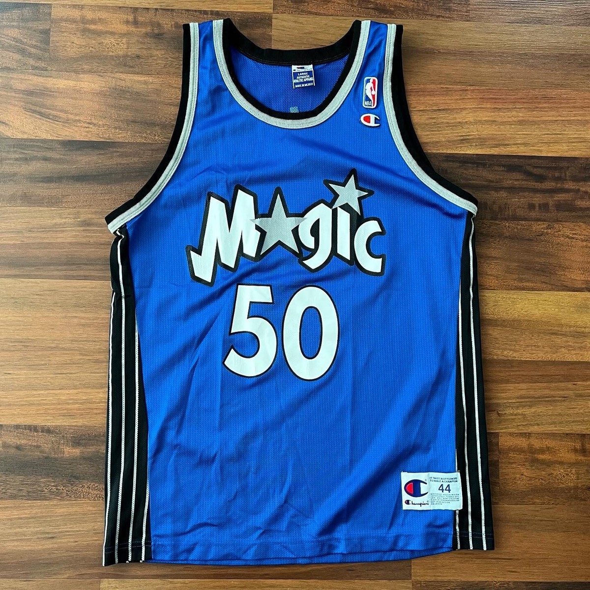 Mike Miller Champion NBA Rookie Jersey Orlando Magic Mens Sz 44 | eBay