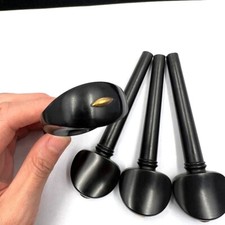 4pcs professional cello Tuning Peg 4/4 cello pegs Indonesian grade A ebony Part