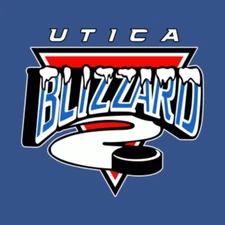 CHL Hockey Team Utica Blizzard Defunct Logo Mens Polo XS-6XL, LT-4XLT New