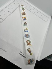 STICKER SHEET: Disney characters Pooh, Jasmine alice in wonderland more