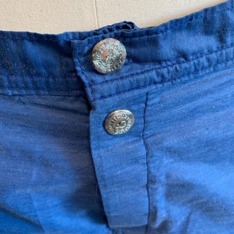 Pantalón Corto De Colección Ocean Pacific OP 80s Unisex Para Hombre Azul Blanco Surfer Foto 4 de 4