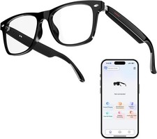 Smart Glasses AI Bluetooth Glasses with 144 Translation for Men  Woman Travel