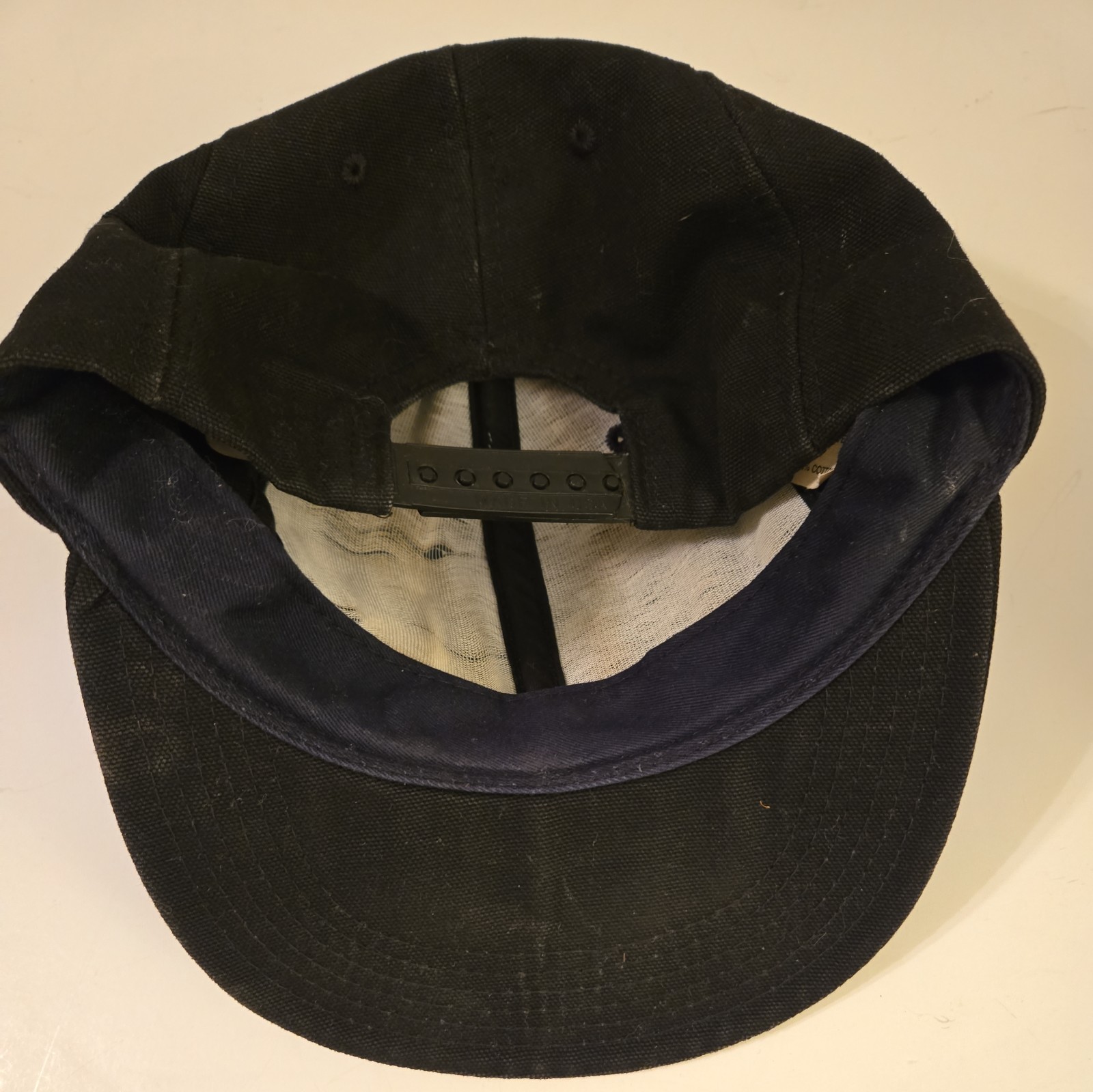 Carhartt Spell Out Snapback Hat Solid Black OS Em… - image 4