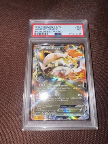 White Kyurem-EX graded PSA 7 for sale on eBay