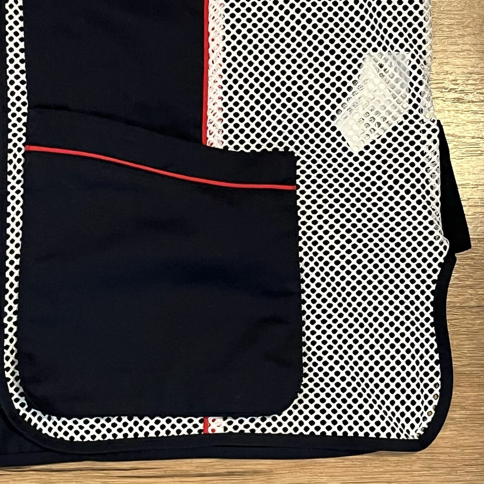 NWT Beretta 3XL Silver Pigeon Shooting Vest Blue Red White Outdoor New - Image 3 of 4