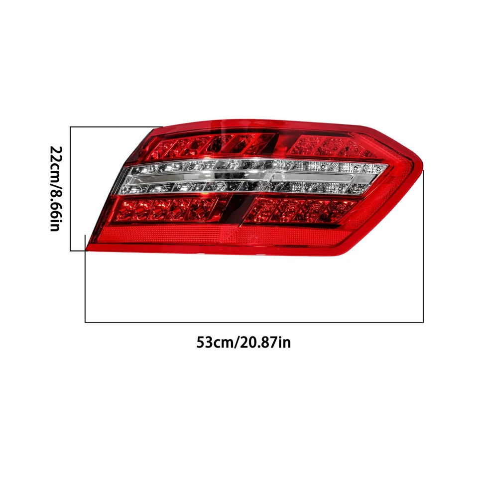 Luz Trasera Para Mercedes Benz Clase E 2010-2013 Lado Derecho Trasero LED Luz Trasera Roja Foto 4 de 4