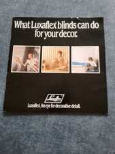 Mid 1980s Luxaflex Blinds catalogue
