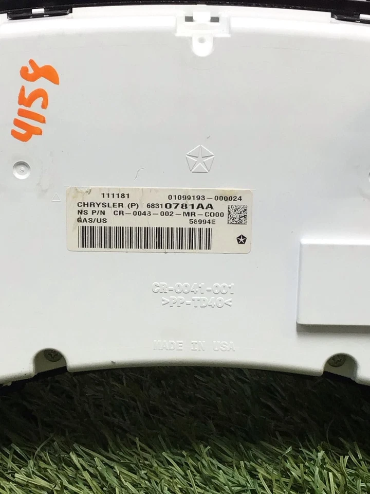 ✅ Velocímetro Dodge Journey 2018 120 MPH Cluster Pn: 68310781AA OEM Foto 3 de 4