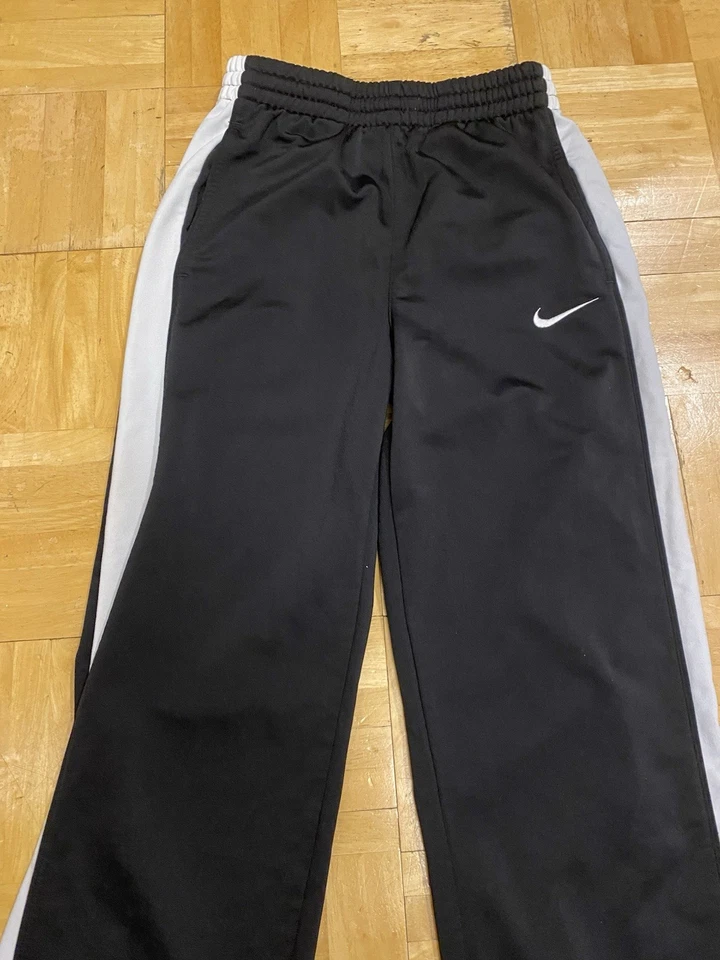 Nike Black/White Joggers Sweatpants for Girls Size M - Image 3 of 4