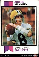 1973 Topps #125 Archie Manning Saints Ole Miss 4 - VG/EX