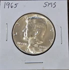 RARE Silver 1965 Kennedy Half Dollar Coin - 40% Silver SMS - Proof Like - UNC