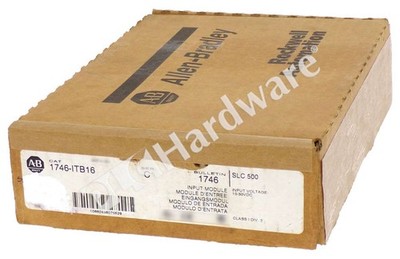 Open Pre-owned Allen Bradley 1746-ITB16 /C SLC 500 16-Ch Fast 24VDC Input Module