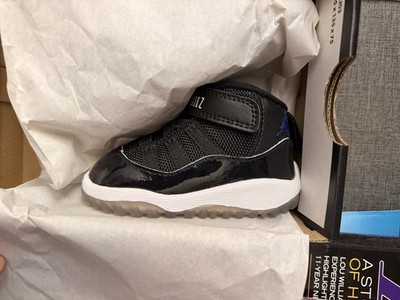 Jordan 11 Retro BT Sneaker Black White Patent Leather Baby 4C 378040-003