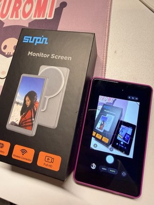 Supin Wireless Monitor Screen MagSafe Phone Display Full HD Portable Purple