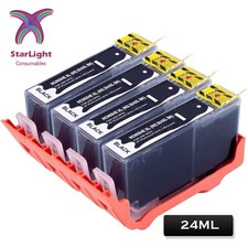 4 x 364XL Black Ink Cartridge Fits For HP Photosmart Premium C309 C309g C309h