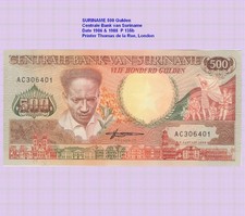 SURINAM  SURINAME  500  GULDEN  1988  Unc. P 135b  6219###