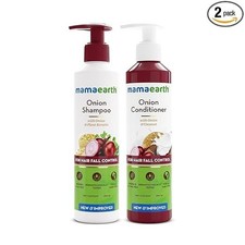 Mamaearth Onion Anti Hairfall Combo Shampoo and Conditioner - 250 ml each