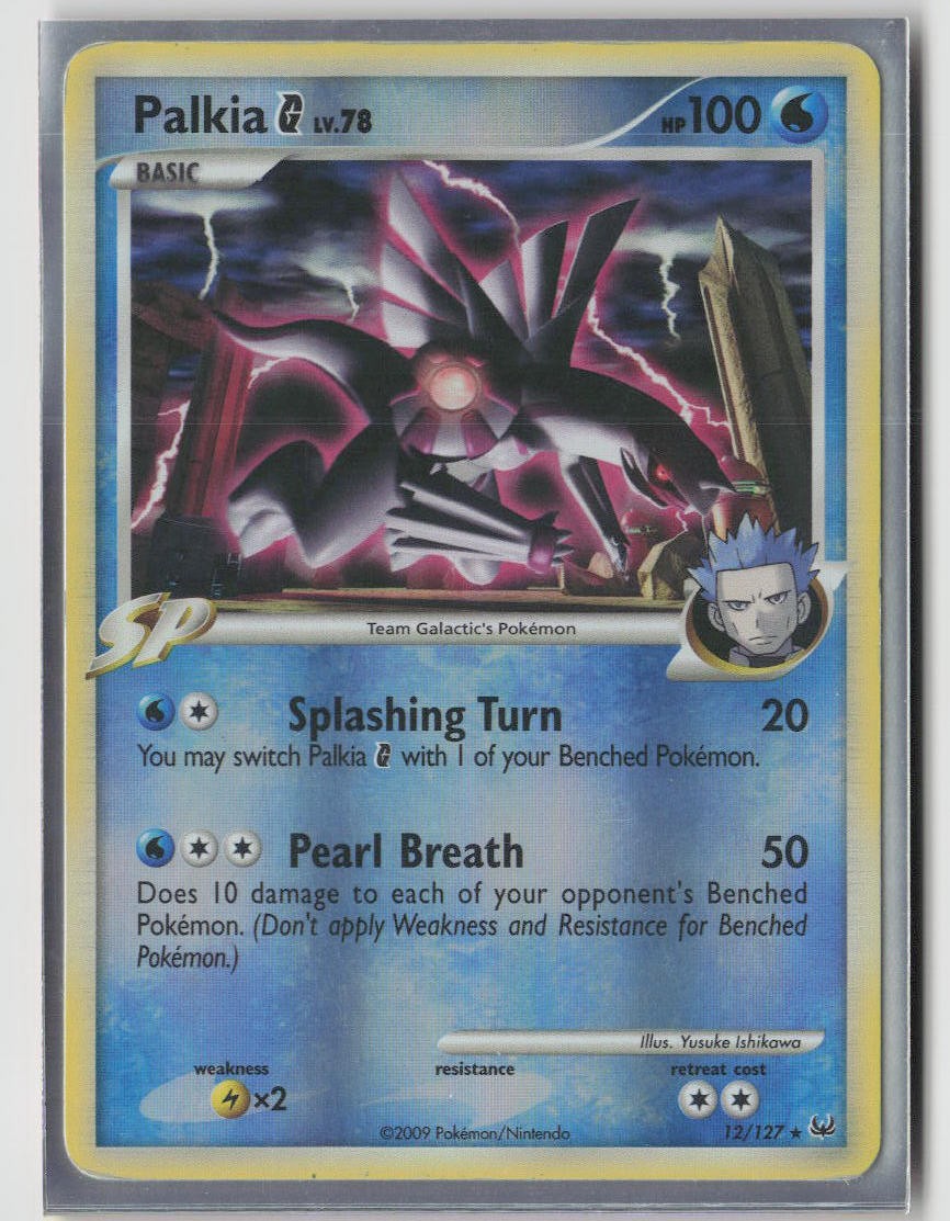 Palkia G Holo Rare Platinum 12/127 NM