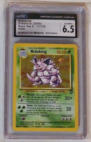 Nidoking graded CGC 6.5 for sale on eBay