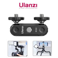 Ulanzi R102 Supporto Braccio Magico Portatile Doppia Testa a Sfera 360° per Telecamere