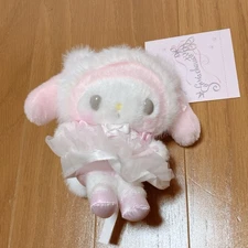 Sanrio My Melody white cat ballerina mascot holder