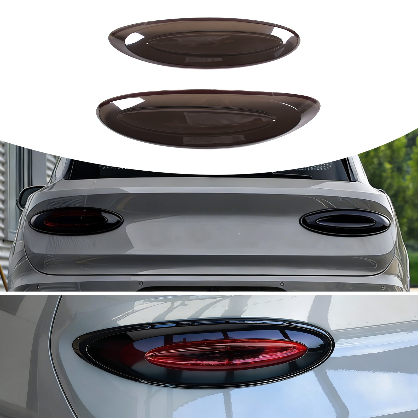Rear Tail Light Blackout Taillight Smoked Cover For Bentley Bentayga 21-23 US