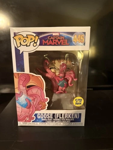 Funko Pop! Vinyl Marvel Captain Marvel Goose (Flerken) Glow Bobblehead #445