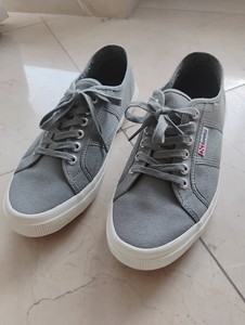Superga Canvas Sneakers Green Men's Size 9 Women's Size 10.5 EU 42