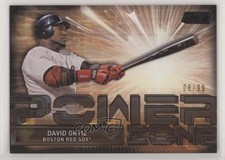2017 Topps Stadium Club Power Zone Black 8/99 David Ortiz #PZ-DO HOF 6i2
