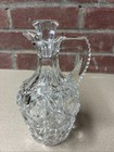Vintage Pressed Glass Cruet With Stopper — photo 1