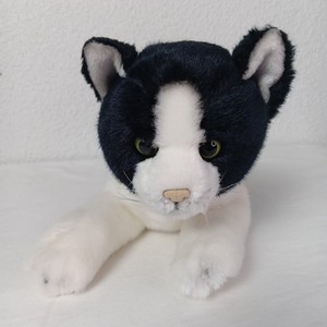 Russ Yomiko Classics Tuxedo Cat Plush Lifelike Rare Misprint Label Says Calico
