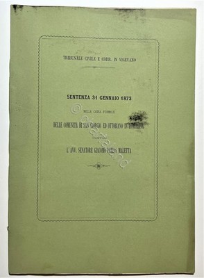 Zivilgericht und Corr. in Vigevano - Urteil 31. Januar 1873