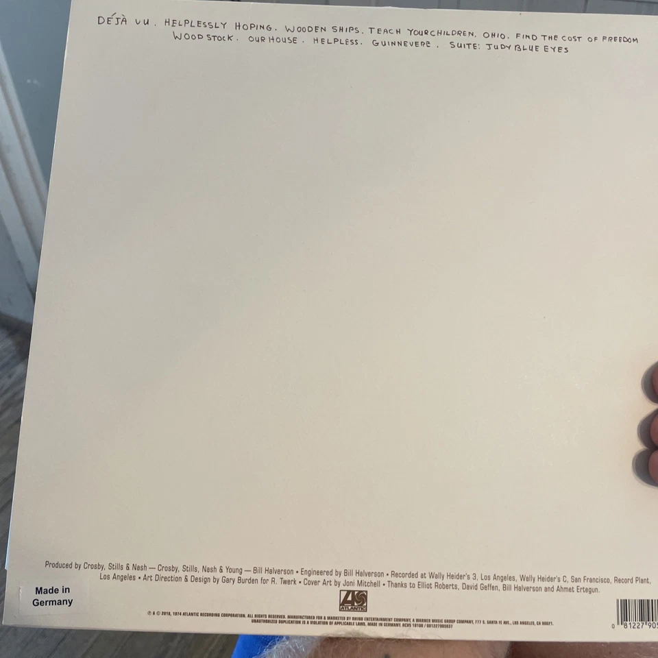 Crosby, Stills, Nash & Young : So Far (Exclusive Limited Clear Vinyl LP) VG+ - Image 2 of 4