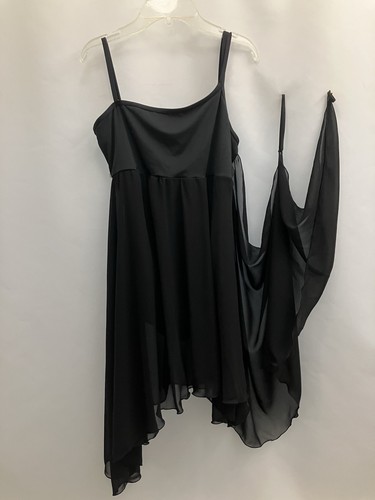 black ballet lyrical dance dress