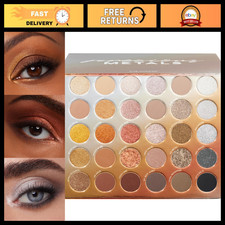 High-Pigment Eyeshadow Palette - Matte, Metallic Glitter Finishes - Long-Lasti