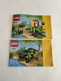 LEGO CREATOR: Rainforest Animals (31031) Complete With Both Manuals
