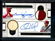 2025 Topps Definitive Jimmy Rollins / Chase Utley Dual Autograph Relic /25 Phill