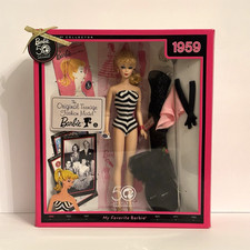My Favorite Barbie 50th Anniversary 1959 Reproduction Mattel N4974 NRFB NIB