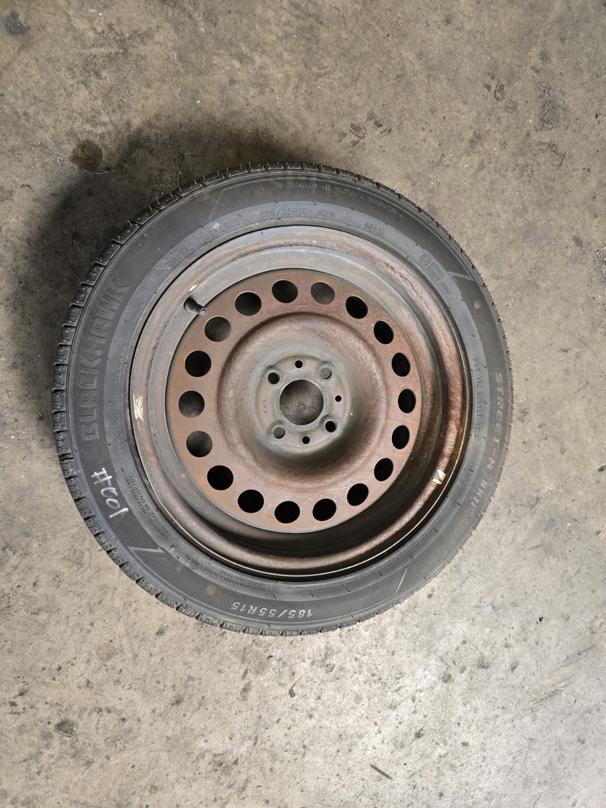Fiat 500 2012 2013 2014 2015 2016 2017 2018 15" OEM Wheel Rim SPARE