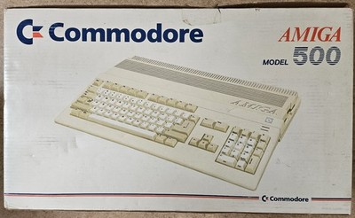 Original Retro PC Amiga Commodore A500 mit OVP, gut erhalten
