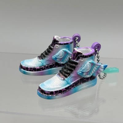Elch Shopkins Real Littles Schuhe geflügelt Glitzer selten brüllende Flügel 1g