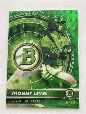 Johnny Level 2026 Bowman Chrome Under The Radar Refractor Green /99