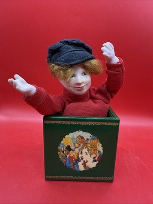 Christmas Carol Tiny Tim Collector Series Moveable Music Box 1987 Department 56