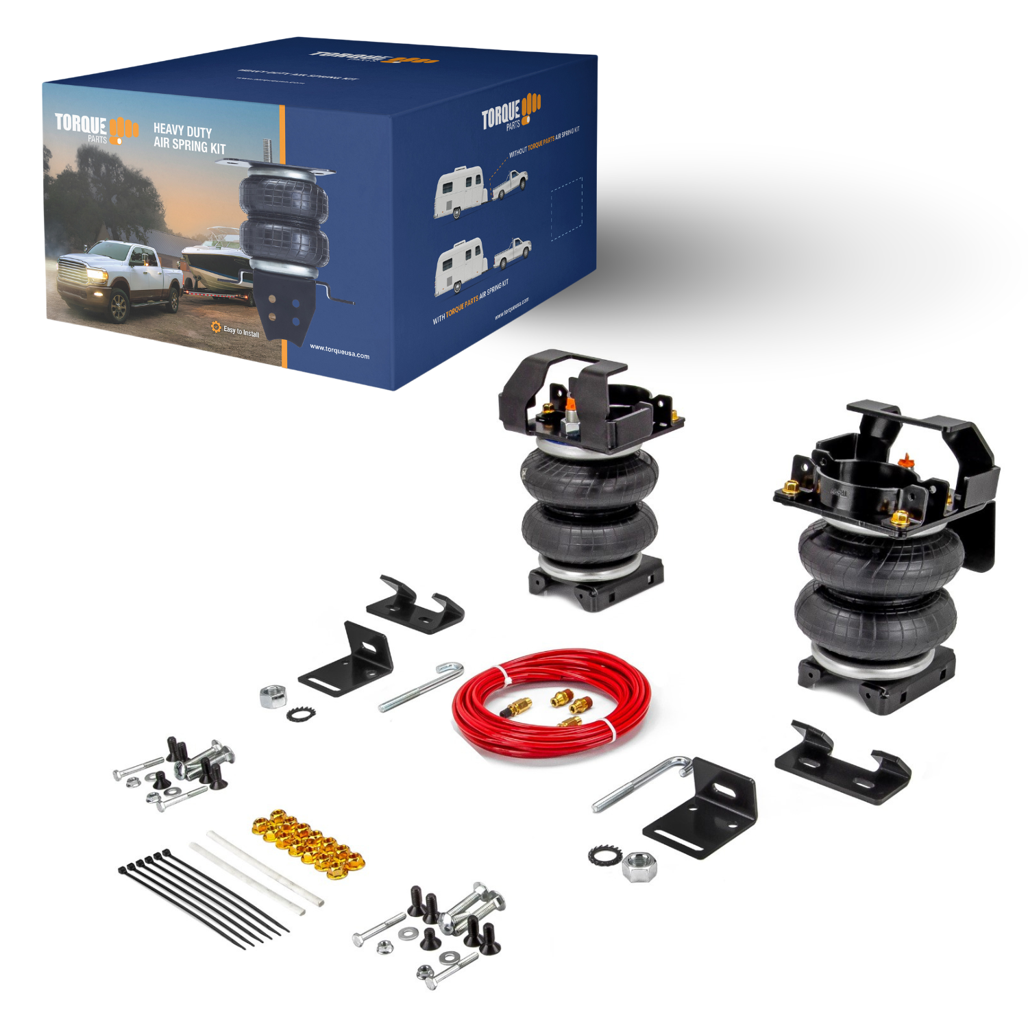 Air Bag Suspension Kit for 2012-2025 Chevrolet Chevy Silverado GMC Sierra 3500H