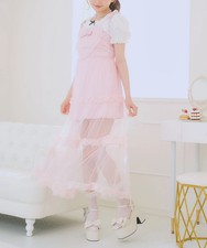 Thanksgiving Sale Target Heart Frill Tulle Cami Dress Jirai New
